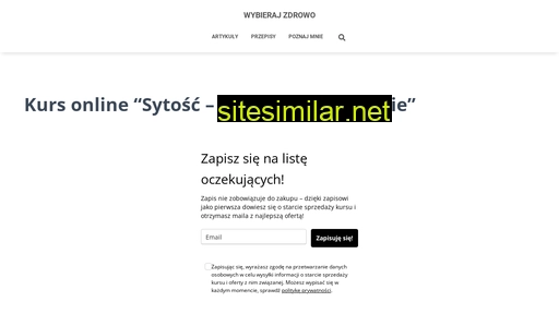 wybierajzdrowo.pl alternative sites
