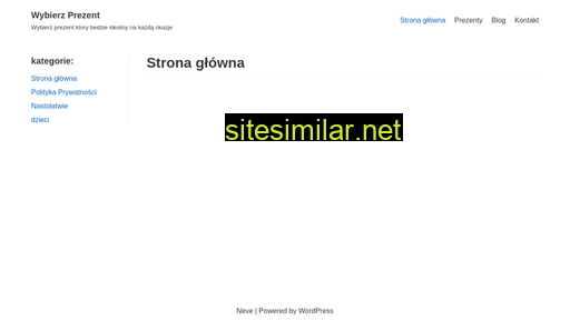 wybierzprezent.pl alternative sites