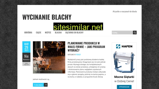 wycinanieblachy.pl alternative sites