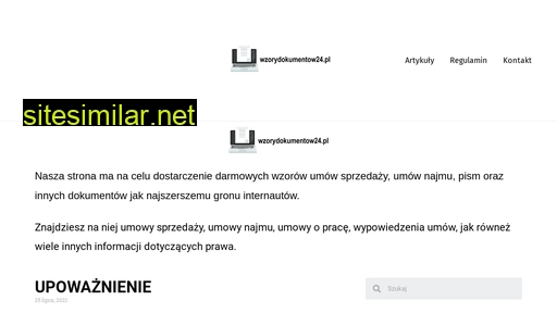 wzorydokumentow24.pl alternative sites