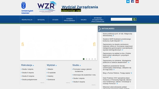 wzr.ug.edu.pl alternative sites