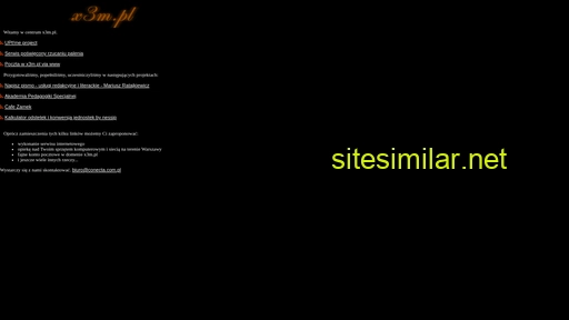 x3m.pl alternative sites