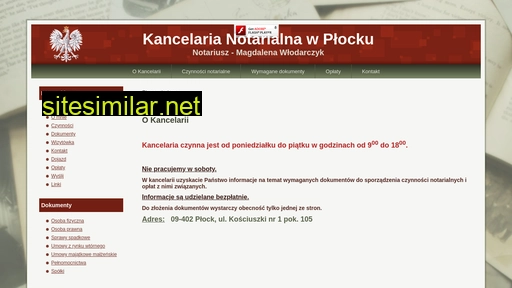 notariuszpłock.pl alternative sites