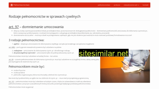 pełnomocnictwo.pisz.pl alternative sites