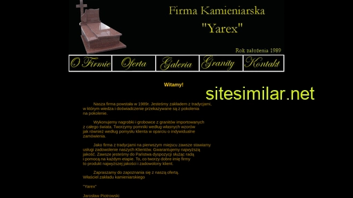 yarex-kamieniarstwo.pl alternative sites