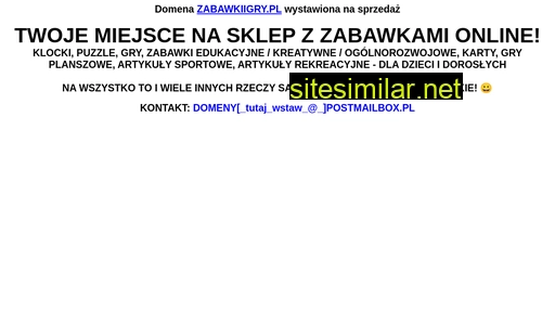 zabawkiigry.pl alternative sites