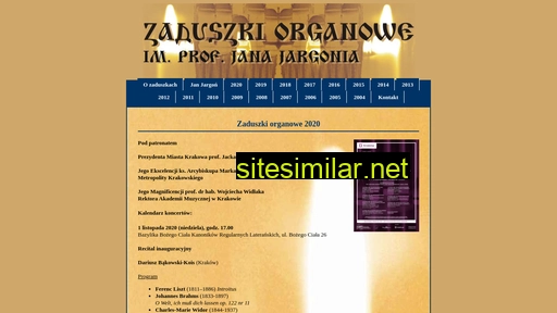 zaduszkiorganowe.pl alternative sites