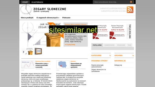 zegarysloneczne.pl alternative sites