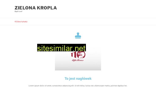 zielonakropla.pl alternative sites