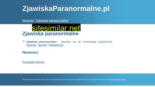 zjawiskaparanormalne.pl alternative sites