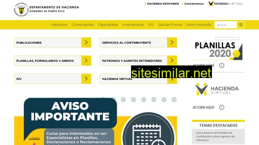 hacienda.gobierno.pr alternative sites