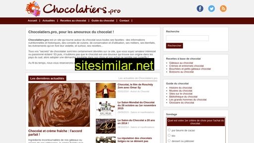 chocolatiers.pro alternative sites