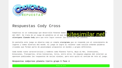 Codycross similar sites