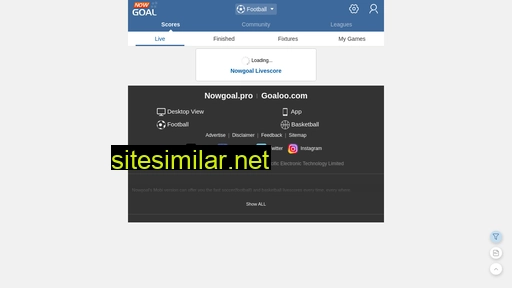 Nowgoal similar sites