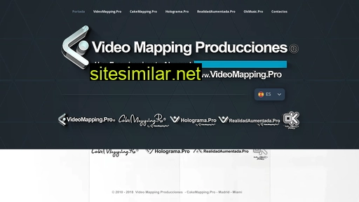Videomapping similar sites