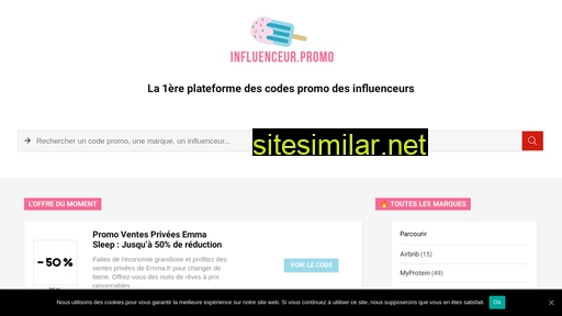 influenceur.promo alternative sites