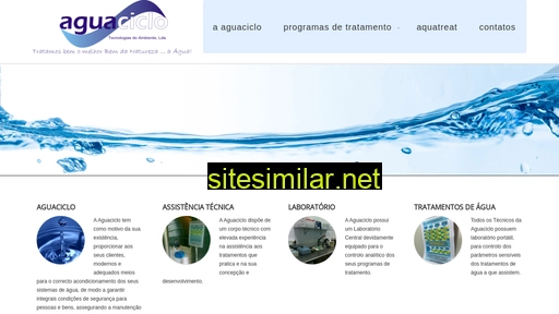 aguaciclo.pt alternative sites