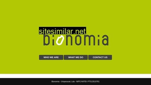 Bionomia similar sites