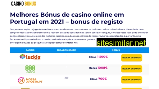 Casino-bonus similar sites