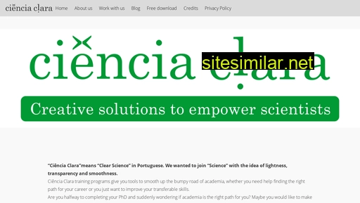 cienciaclara.pt alternative sites