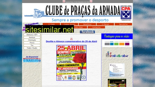 clubepracasarmada.pt alternative sites