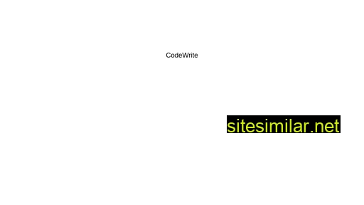 Codewrite similar sites