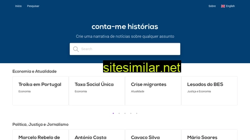 contamehistorias.pt alternative sites