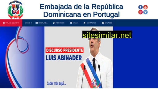 embajadadominicana.pt alternative sites