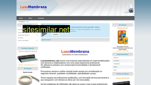 lusomembrana.pt alternative sites