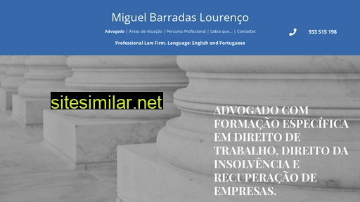 miguelbarradaslourenco-advogado.pt alternative sites
