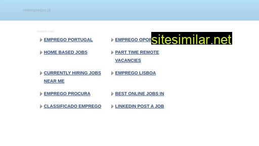 Netempregos similar sites