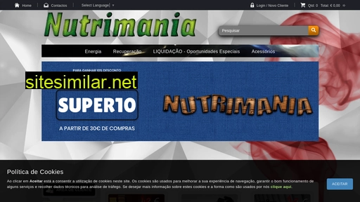 nutrimania.pt alternative sites
