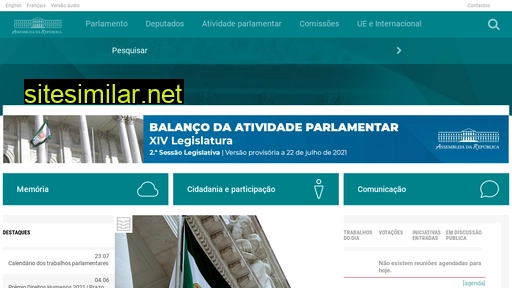 parlamento.pt alternative sites