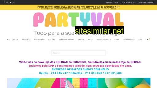 partyval.com.pt alternative sites