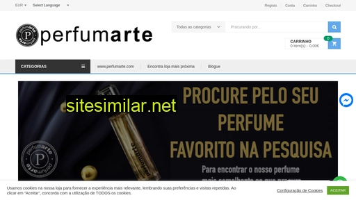 perfumarte-loja.pt alternative sites