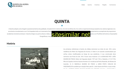 Quintadaaldeiadeavanca similar sites