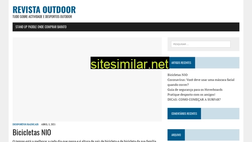 revistaoutdoor.pt alternative sites