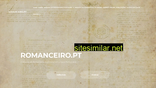 romanceiro.pt alternative sites
