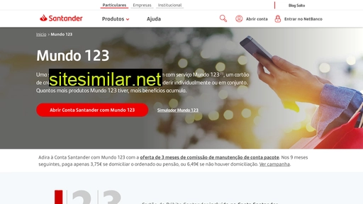 Santander similar sites
