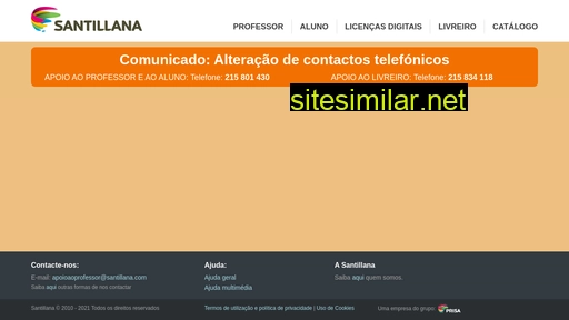 santillana.pt alternative sites