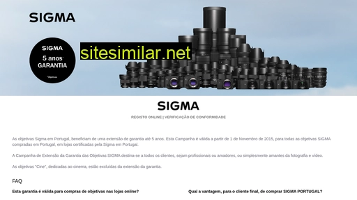sigma5anos.pt alternative sites