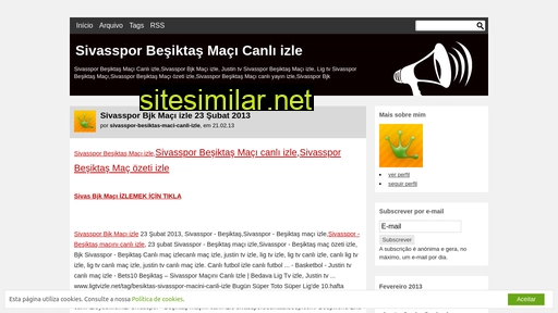 Sivasspor-besiktas-maci-canli-izle similar sites