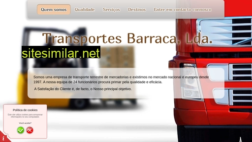transportesbarraca.pt alternative sites