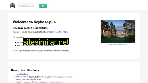 Keybase similar sites