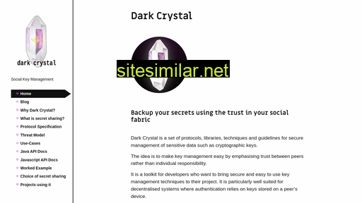Darkcrystal similar sites