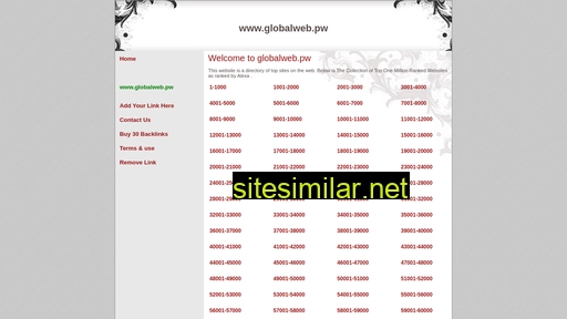 Globalweb similar sites