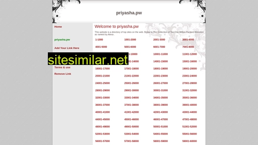 priyasha.pw alternative sites
