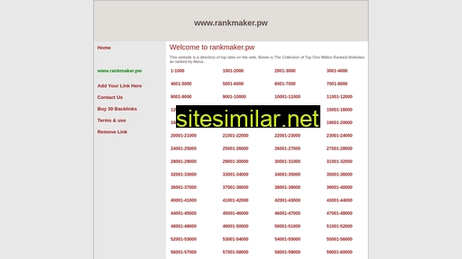 rankmaker.pw alternative sites