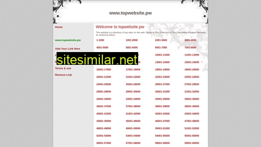 Topwebsite similar sites
