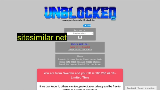unblocked2.pw alternative sites